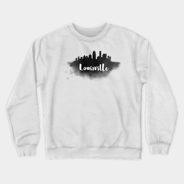 Louisville watercolor Crewneck Sweatshirt by kursatunsal